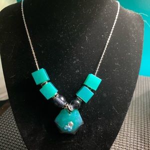 Handcrafted resin necklace